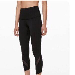Lululemon Wunder Under Scalloped Hem HR Crop Size 4